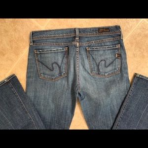 Citizens of Humanity Low Waist Flare Leg Jeans